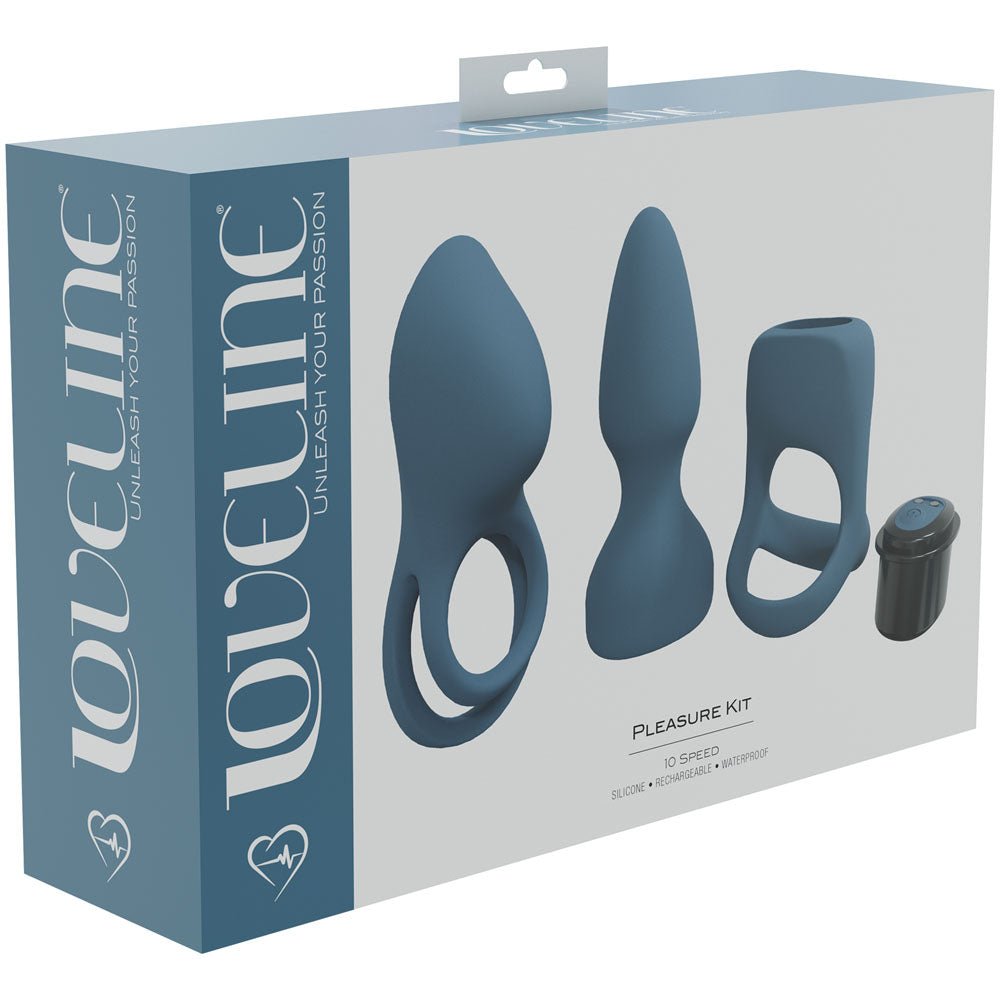 Buy LOVELINE Pleasure Kit - Blue - Blue USB Rechargeable Male Kit - 3 Piece Set at NZ’s Mega Adult Toys Store. Discover premium sex toys with discreet shipping at the best price in NZ