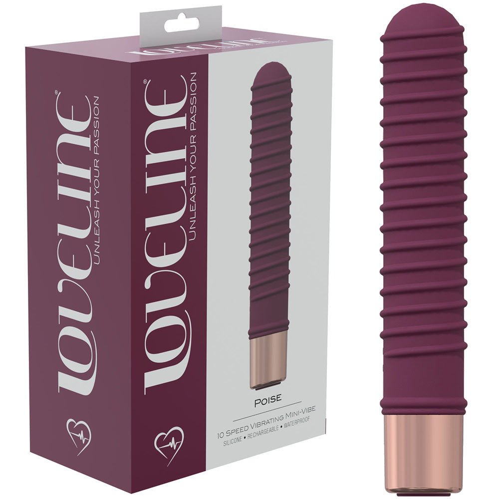 Buy LOVELINE Poise - Burgundy - Burgundy 14.5 cm USB Rechargeable Vibrator at NZ’s Mega Adult Toys Store. Discover premium sex toys with discreet shipping at the best price in NZ