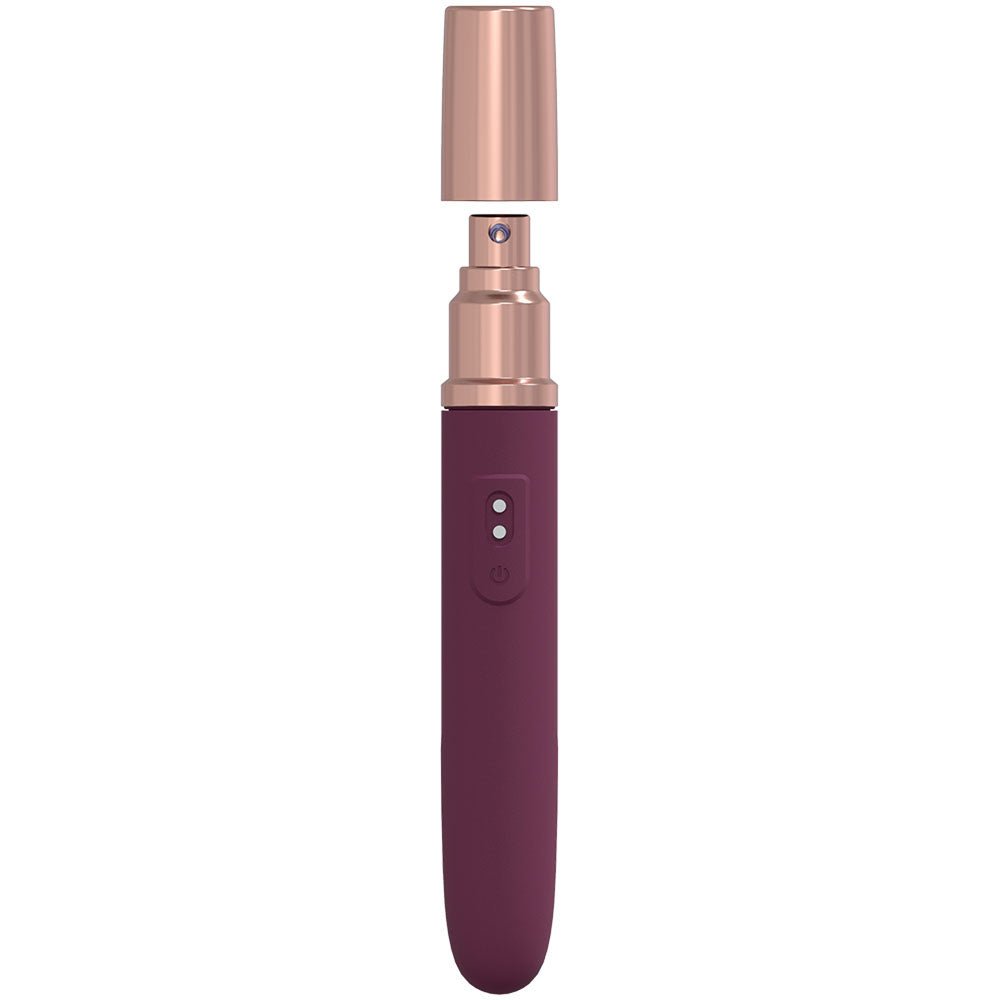 Buy LOVELINE The Traveler - Burgundy - Burgundy 17.6 cm USB Rechargeable Vibrator with Lube Applicator at NZ’s Mega Adult Toys Store. Discover premium sex toys with discreet shipping at the best price in NZ