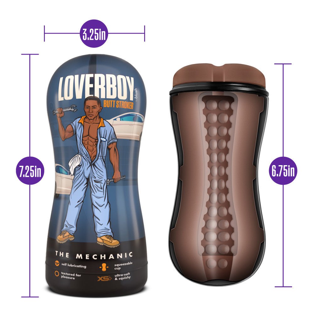 Buy Loverboy The Mechanic - Brown Male Ass Stroker at NZ’s Mega Adult Toys Store. Discover premium sex toys with discreet shipping at the best price in NZ