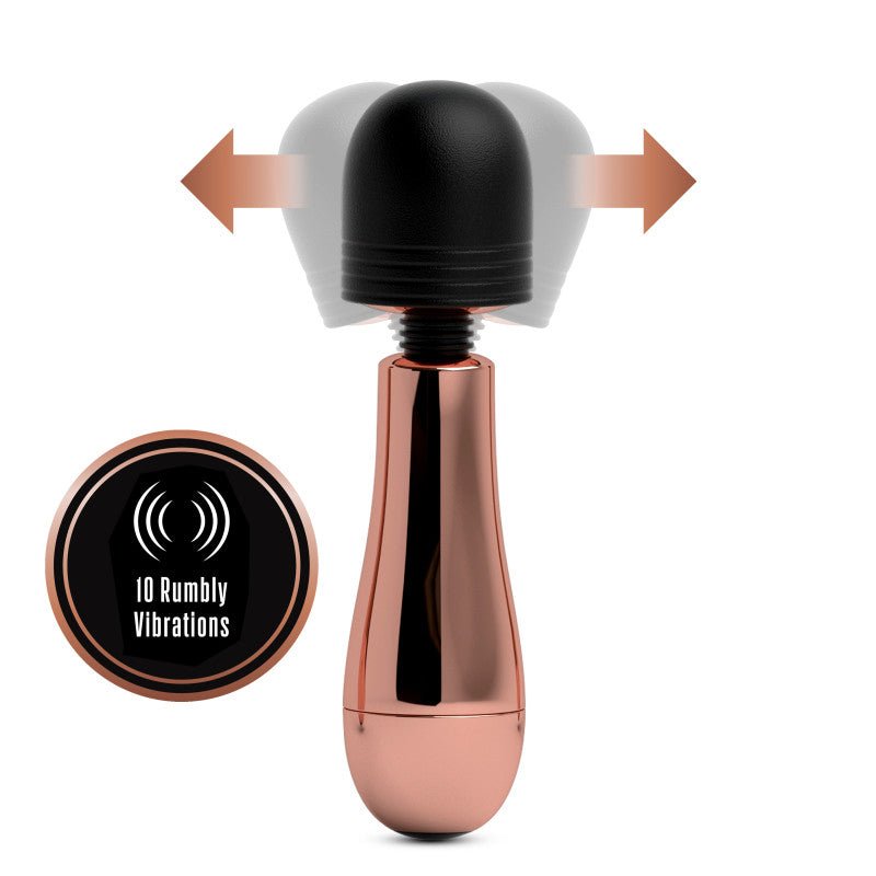 Buy Lush Chloe - Rose Gold USB Rechargeable Mini Massager Wand at NZ’s Mega Adult Toys Store. Discover premium sex toys with discreet shipping at the best price in NZ