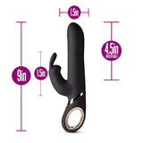 Buy Lush Victoria - Black 22.9 cm (9'') USB Rechargeable Rabbit Vibrator at NZ’s Mega Adult Toys Store. Discover premium sex toys with discreet shipping at the best price in NZ