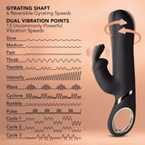 Buy Lush Victoria - Black 22.9 cm (9'') USB Rechargeable Rabbit Vibrator at NZ’s Mega Adult Toys Store. Discover premium sex toys with discreet shipping at the best price in NZ