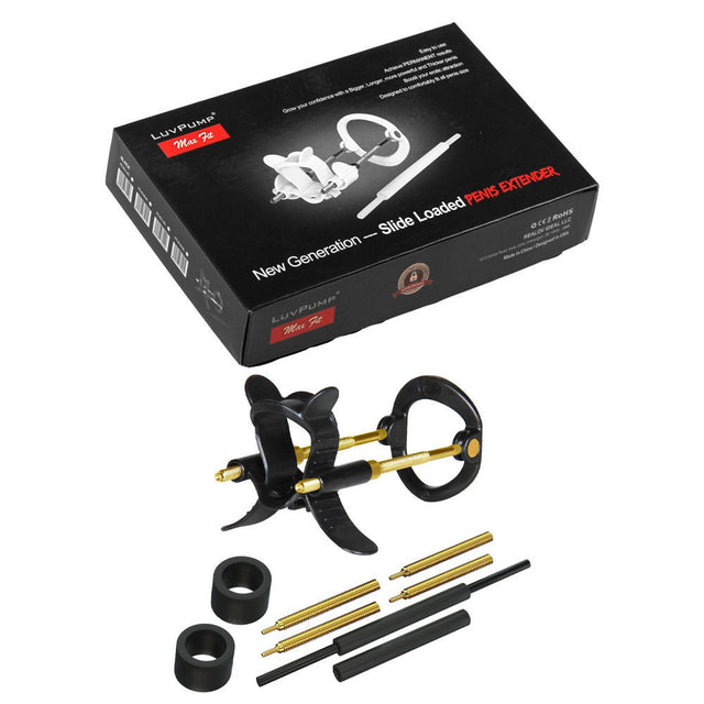 Buy LuvPump Max Fit Luxury Penis Extender - Black - Black Penis Extender Kit at Oh Joy. Discover premium sex toys with discreet shipping at the best price in NZ