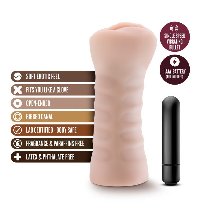 Buy M for Men Ashley - Flesh Vibrating Vagina Stroker at NZ’s Mega Adult Toys Store. Discover premium sex toys with discreet shipping at the best price in NZ