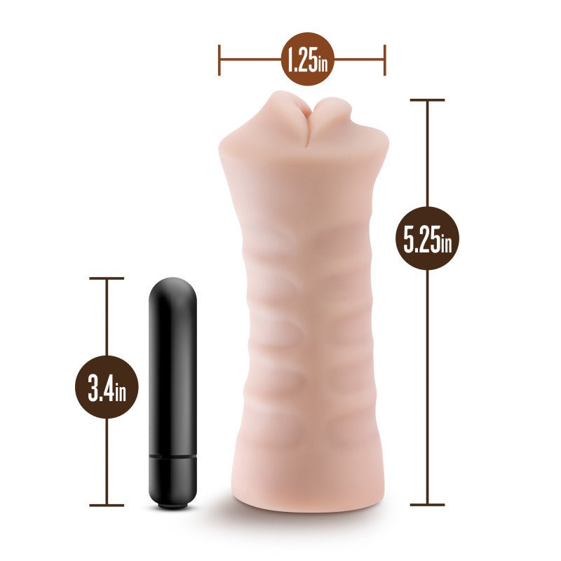 Buy M for Men - Skye - Flesh Vibrating Mouth Stroker at NZ’s Mega Adult Toys Store. Discover premium sex toys with discreet shipping at the best price in NZ