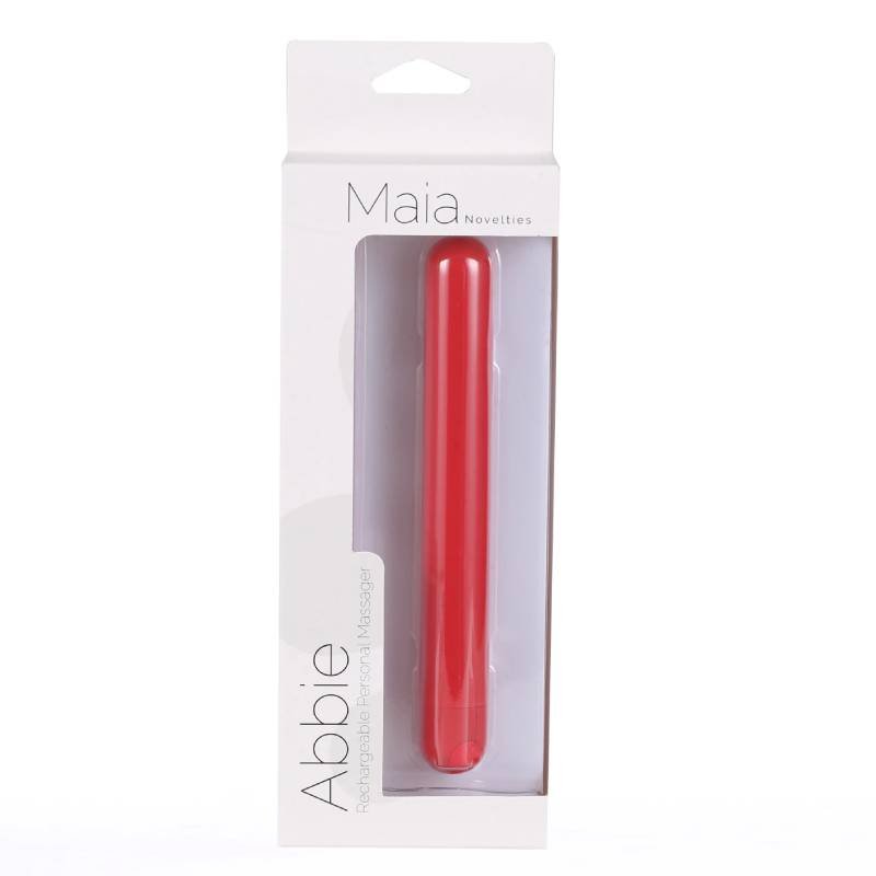 Buy Maia Abbie - Red 16.2 cm USB Rechargeable Bullet at NZ’s Mega Adult Toys Store. Discover premium sex toys with discreet shipping at the best price in NZ