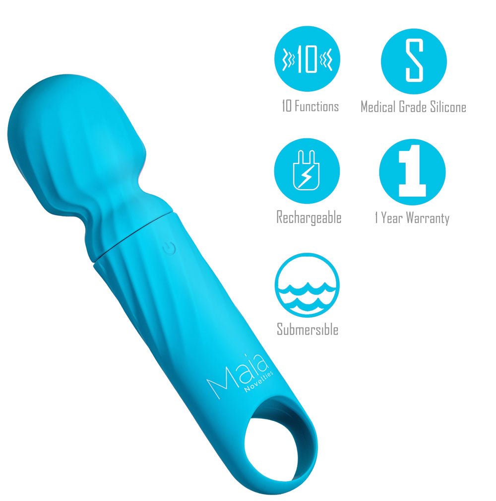 Buy Maia DOLLY - Blue - Blue 12.7 cm USB Rechargeable Massage Wand at NZ’s Mega Adult Toys Store. Discover premium sex toys with discreet shipping at the best price in NZ