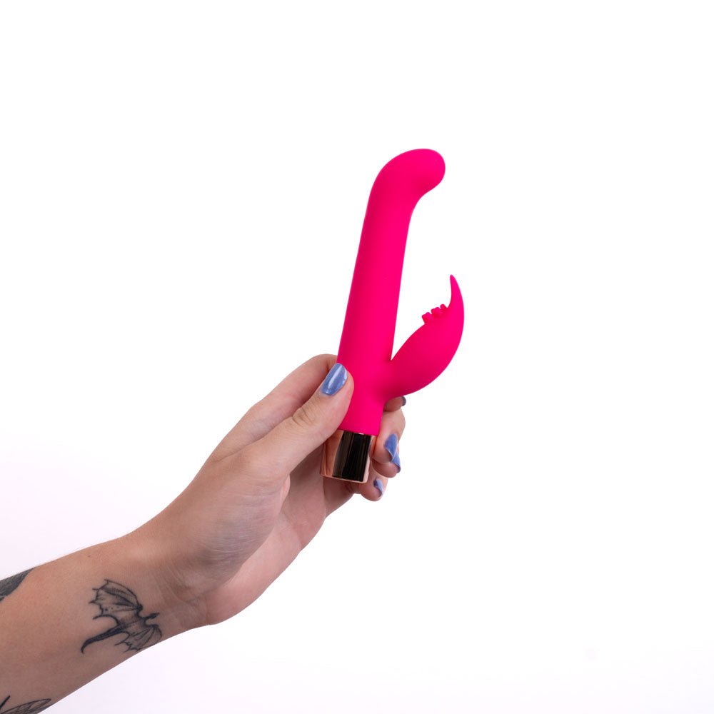 Buy Maia HAILEY PRO - Pink 15.2 cm QI Wireless Rechargeable Rabbit Vibrator at NZ’s Mega Adult Toys Store. Discover premium sex toys with discreet shipping at the best price in NZ