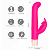 Buy Maia HAILEY PRO - Pink 15.2 cm QI Wireless Rechargeable Rabbit Vibrator at NZ’s Mega Adult Toys Store. Discover premium sex toys with discreet shipping at the best price in NZ