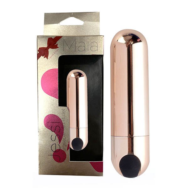 Buy Maia Jessi - Rose Gold 7.6 cm USB Rechargeable Bullet at NZ’s Mega Adult Toys Store. Discover premium sex toys with discreet shipping at the best price in NZ