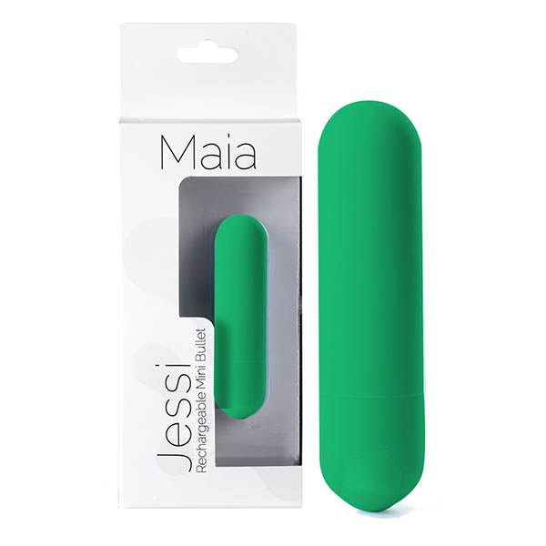 Buy Maia Jessi - Emerald Green 7.6 cm USB Rechargeable Bullet at NZ’s Mega Adult Toys Store. Discover premium sex toys with discreet shipping at the best price in NZ