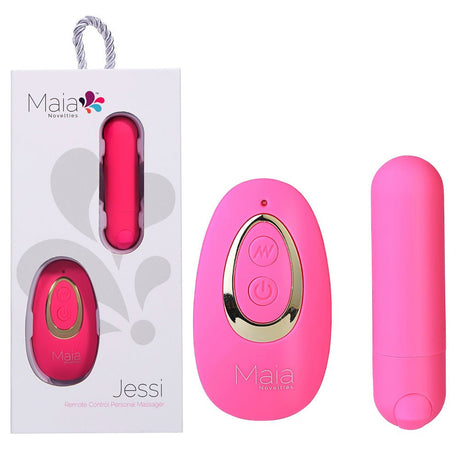 Buy Maia JESSI Remote - Pink 7.6 cm USB Rechargeable Bullet with Wireless Remote at NZ’s Mega Adult Toys Store. Discover premium sex toys with discreet shipping at the best price in NZ