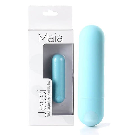 Buy Maia Jessi - Teal Blue 7.6 cm USB Rechargeable Bullet at NZ’s Mega Adult Toys Store. Discover premium sex toys with discreet shipping at the best price in NZ