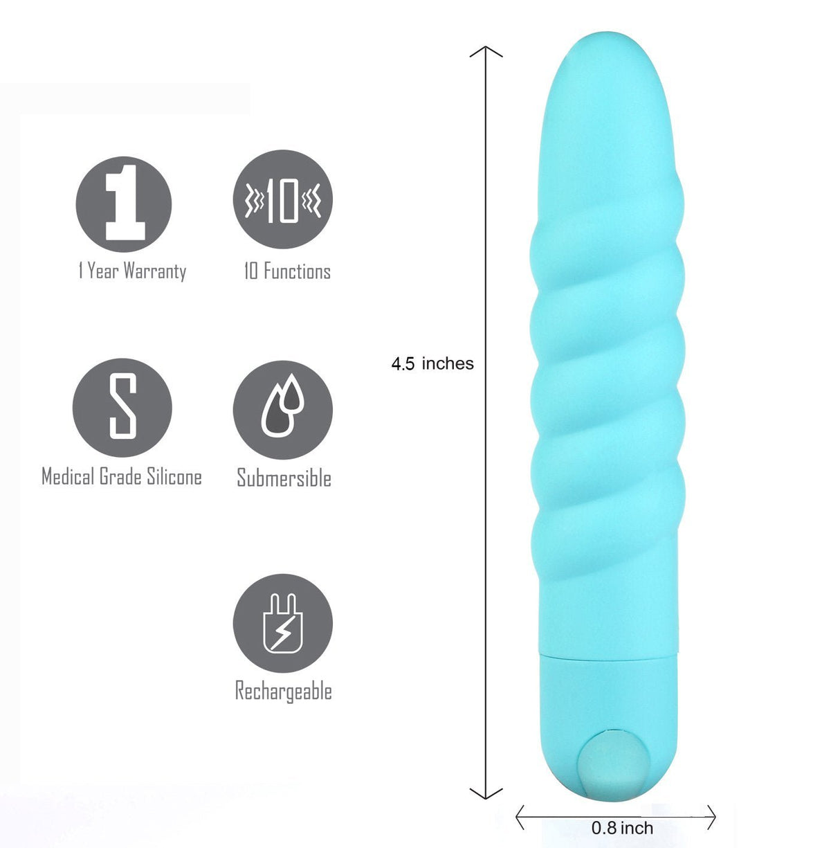 Buy Maia Lola - Teal 11.5 cm USB Rechargeable Vibrator at NZ’s Mega Adult Toys Store. Discover premium sex toys with discreet shipping at the best price in NZ