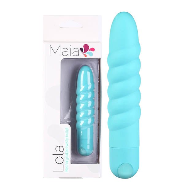 Buy Maia Lola - Teal 11.5 cm USB Rechargeable Vibrator at NZ’s Mega Adult Toys Store. Discover premium sex toys with discreet shipping at the best price in NZ