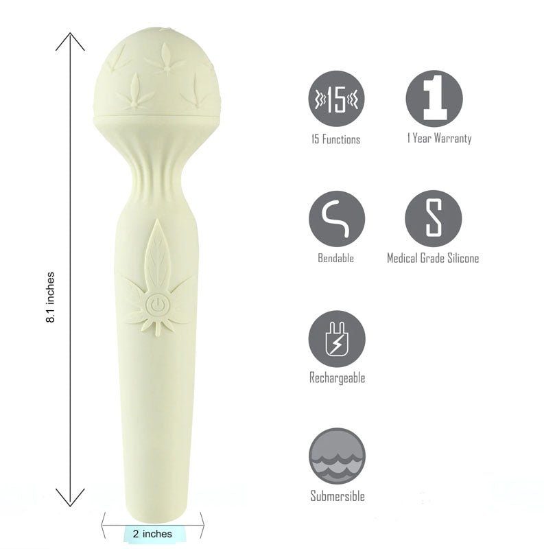 Buy Maia Marlie 420 - Green 20.6 cm USB Rechargeable Massage Wand at NZ’s Mega Adult Toys Store. Discover premium sex toys with discreet shipping at the best price in NZ