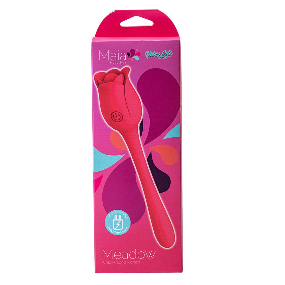 Buy Maia MEADOW - Pink 14 cm USB Rechargeable Flower Stimulator at NZ’s Mega Adult Toys Store. Discover premium sex toys with discreet shipping at the best price in NZ