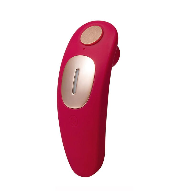 Buy Maia Remi - Red USB Rechargeable Panty Vibe with Suction at NZ’s Mega Adult Toys Store. Discover premium sex toys with discreet shipping at the best price in NZ