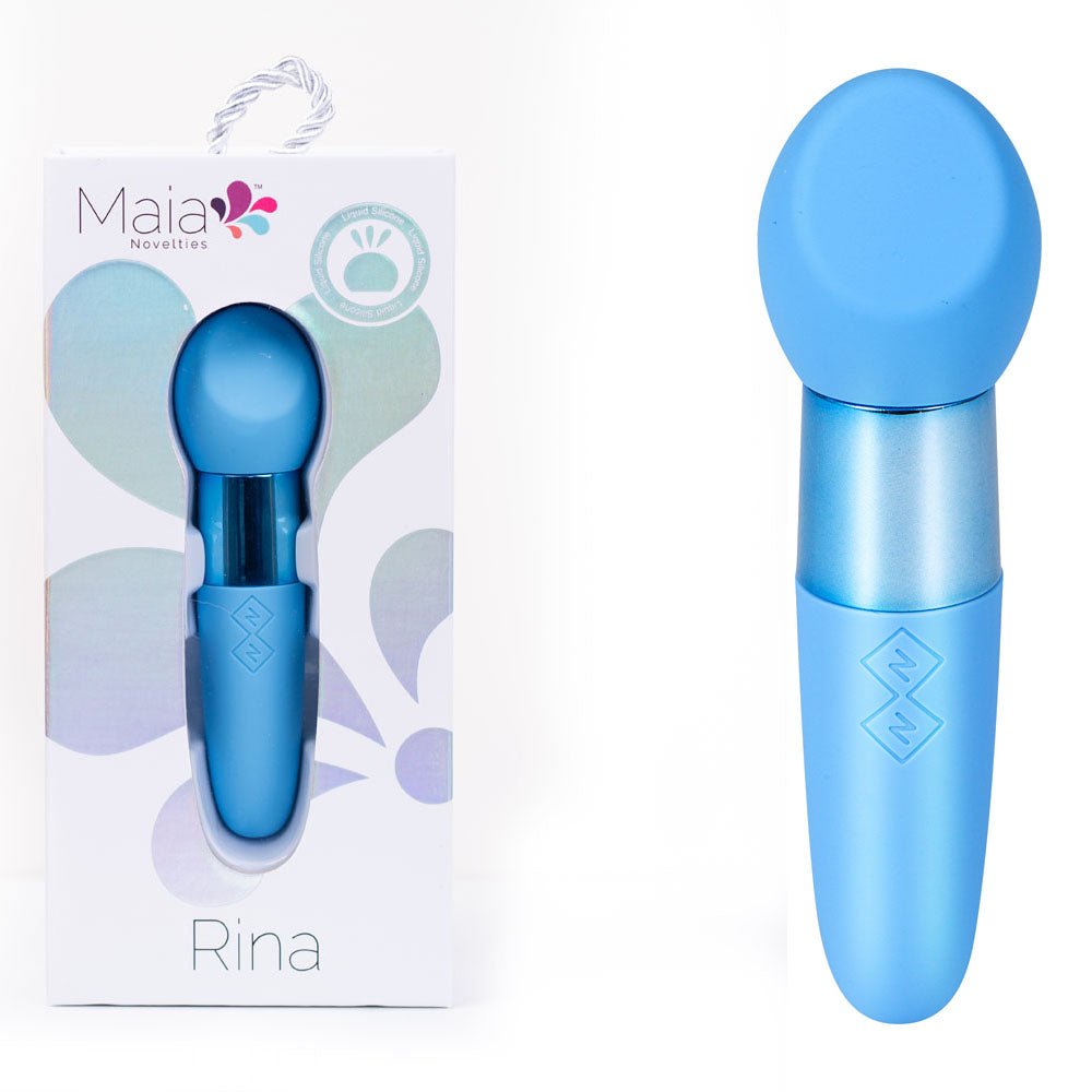 Buy Maia RINA - Blue - Blue 13.3 cm USB Rechargeable Vibrator at NZ’s Mega Adult Toys Store. Discover premium sex toys with discreet shipping at the best price in NZ