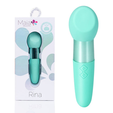 Buy Maia RINA - Teal - Teal 13.3 cm USB Rechargeable Vibrator at NZ’s Mega Adult Toys Store. Discover premium sex toys with discreet shipping at the best price in NZ