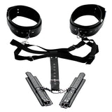 Buy Master Series Acquire Thigh Harness & Wrist Cuffs - Black Restraints at NZ’s Mega Adult Toys Store. Discover premium sex toys with discreet shipping at the best price in NZ