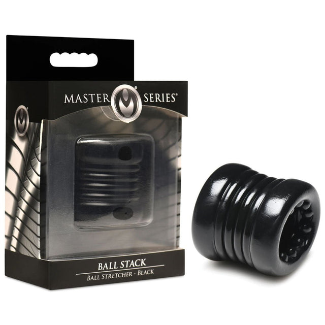 Buy Master Series Ball Stack Ball Stretcher - Black - Black Ball Stretcher at NZ’s Mega Adult Toys Store. Discover premium sex toys with discreet shipping at the best price in NZ