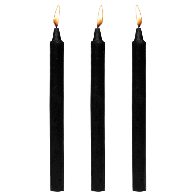 Buy Master Series Fetish Drip Candles - Black - 3 Pack at NZ’s Mega Adult Toys Store. Discover premium sex toys with discreet shipping at the best price in NZ