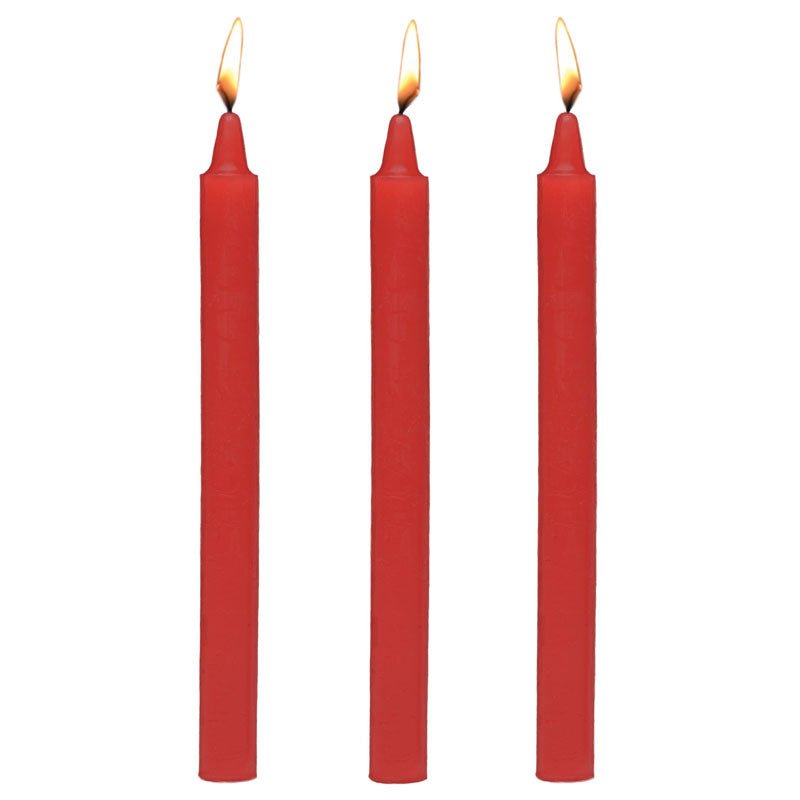 Buy Master Series Fetish Drip Candles - Red - 3 Pack at NZ’s Mega Adult Toys Store. Discover premium sex toys with discreet shipping at the best price in NZ