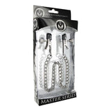 Buy Master Series Ox Bull Nose Nipple Clamps - Metal Nipple Clamps with Chain at NZ’s Mega Adult Toys Store. Discover premium sex toys with discreet shipping at the best price in NZ