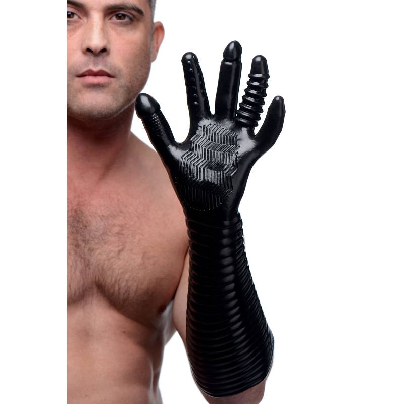 Buy Master Series Pleasure Fister - Black Textured Fisting Glove at NZ’s Mega Adult Toys Store. Discover premium sex toys with discreet shipping at the best price in NZ