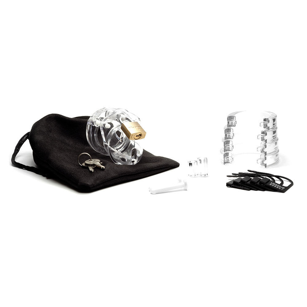 Buy Mini - Me Black Chastity Cock Cage Kit - Clear - Clear 1.25 Inch Cock Cage Kit at NZ’s Mega Adult Toys Store. Discover premium sex toys with discreet shipping at the best price in NZ