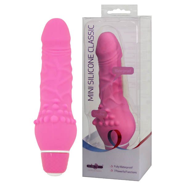 Buy Mini Silicone Classic - Pink 13.5 cm (5.25'') Vibrator at NZ’s Mega Adult Toys Store. Discover premium sex toys with discreet shipping at the best price in NZ