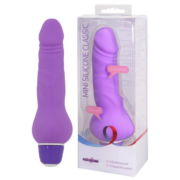 Buy Mini Silicone Classic - Purple 13.5 cm (5.25'') Vibrator at NZ’s Mega Adult Toys Store. Discover premium sex toys with discreet shipping at the best price in NZ