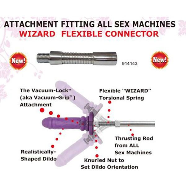 Buy MyWorld Wizard Flexible Connector - Attachement for MyWorld sex machines at NZ’s Mega Adult Toys Store. Discover premium sex toys with discreet shipping at the best price in NZ