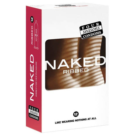 Buy Naked Ribbed - Ultra Thin Ribbed & Lubed Condoms - 12 Pack at NZ’s Mega Adult Toys Store. Discover premium sex toys with discreet shipping at the best price in NZ