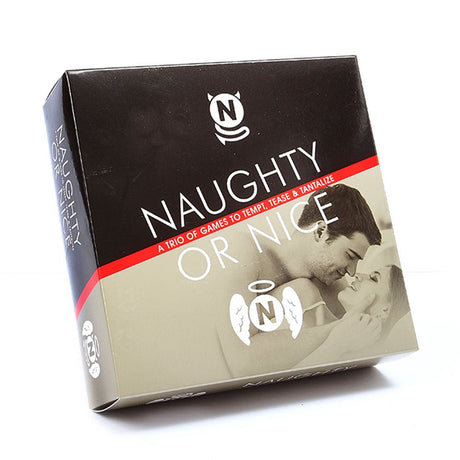 Buy Naughty Or Nice - 3 Romantic Games In One at NZ’s Mega Adult Toys Store. Discover premium sex toys with discreet shipping at the best price in NZ