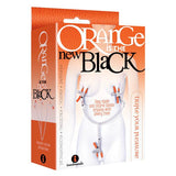 Buy Orange Is The New Black - Triple Your Pleasure - Metal Nipple & Clit Clamps with Chain at NZ’s Mega Adult Toys Store. Discover premium sex toys with discreet shipping at the best price in NZ