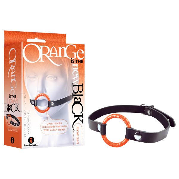 Buy Orange Is The New Black - Blow Gag - Black/Orange Open Mouth Gag at NZ’s Mega Adult Toys Store. Discover premium sex toys with discreet shipping at the best price in NZ