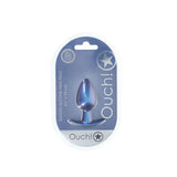 Buy OUCH! Anal Plug - Medium - Metallic Blue - Metallic Blue 7.9 cm Medium Butt Plug at NZ’s Mega Adult Toys Store. Discover premium sex toys with discreet shipping at the best price in NZ