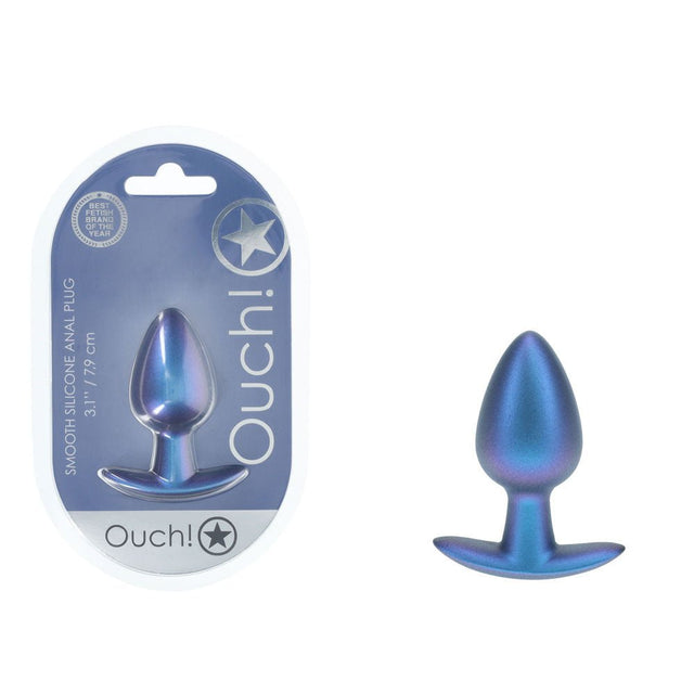 Buy OUCH! Anal Plug - Medium - Metallic Blue - Metallic Blue 7.9 cm Medium Butt Plug at NZ’s Mega Adult Toys Store. Discover premium sex toys with discreet shipping at the best price in NZ