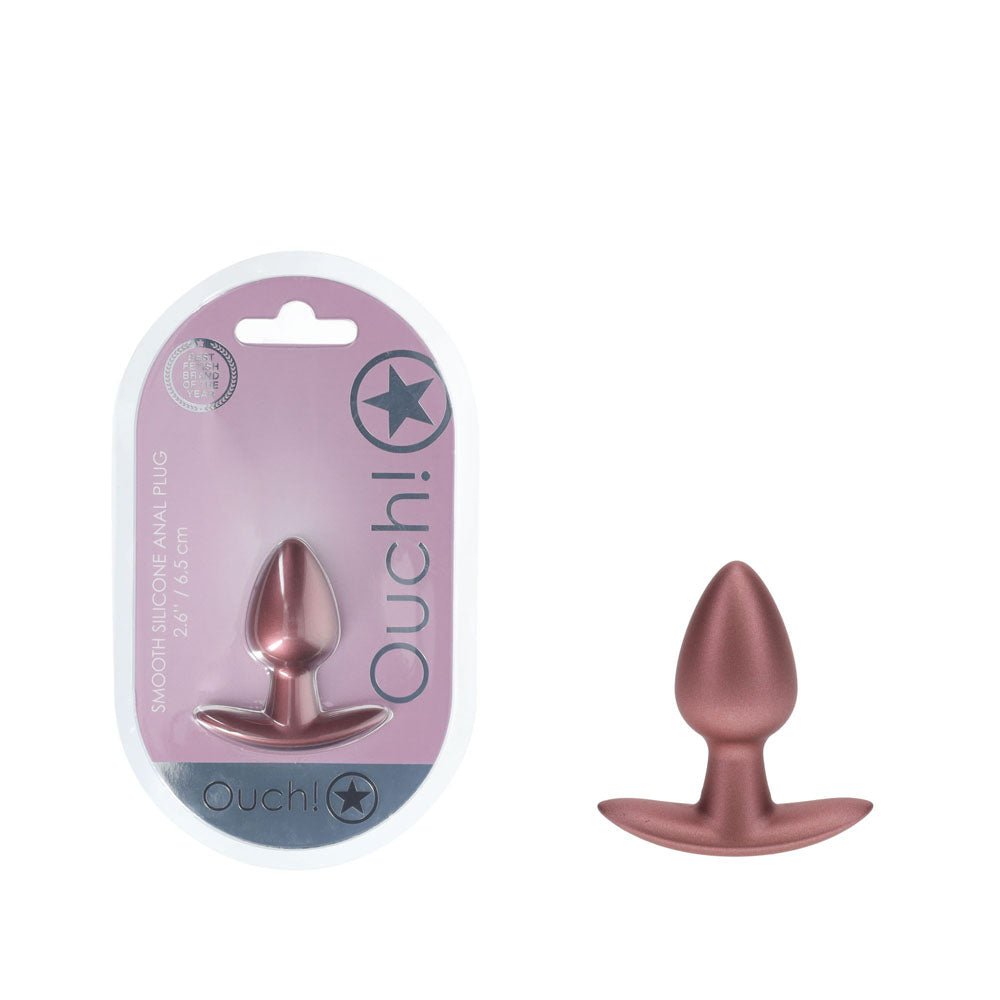 Buy OUCH! Anal Plug - Small - Rose Gold - Rose Gold 6.5 cm Small Butt Plug at NZ’s Mega Adult Toys Store. Discover premium sex toys with discreet shipping at the best price in NZ