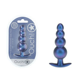 Buy OUCH! Beaded Anal Plug - Metallic Blue - Metallic Blue 11.7 cm Butt Plug at NZ’s Mega Adult Toys Store. Discover premium sex toys with discreet shipping at the best price in NZ