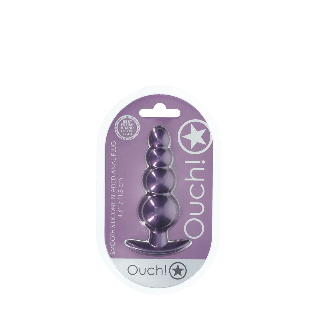 Buy OUCH! Beaded Anal Plug - Metallic Purple - Metallic Purple 11.7 cm Butt Plug at NZ’s Mega Adult Toys Store. Discover premium sex toys with discreet shipping at the best price in NZ