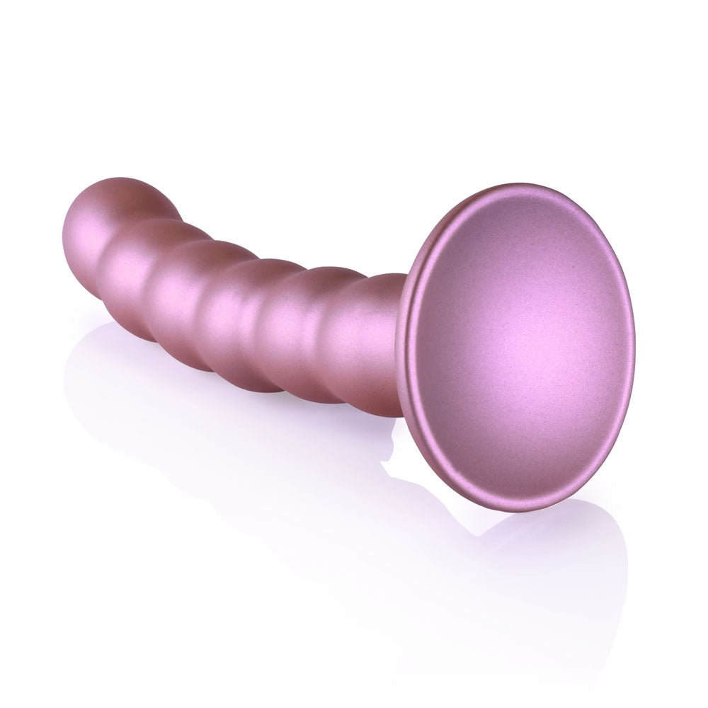 Buy OUCH! Beaded Silicone G - Spot Dildo - 5'' / 13cm - Rose Gold 13 cm Dildo at NZ’s Mega Adult Toys Store. Discover premium sex toys with discreet shipping at the best price in NZ