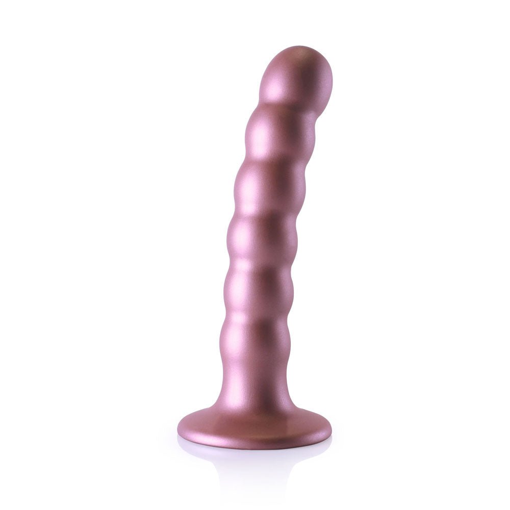 Buy OUCH! Beaded Silicone G - Spot Dildo - 5'' / 13cm - Rose Gold 13 cm Dildo at NZ’s Mega Adult Toys Store. Discover premium sex toys with discreet shipping at the best price in NZ