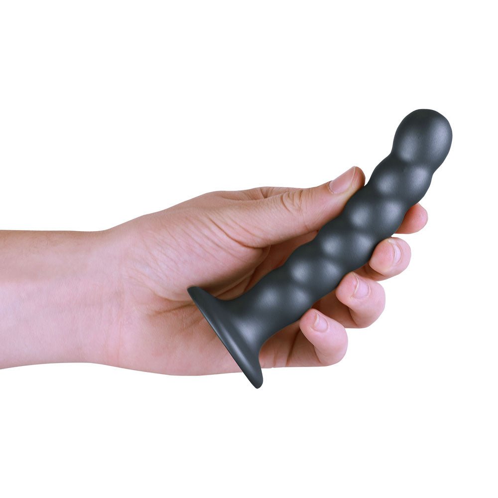 Buy OUCH! Beaded Silicone G - Spot Dildo - 5'' / 13cm - Gunmetal 13 cm Dildo at NZ’s Mega Adult Toys Store. Discover premium sex toys with discreet shipping at the best price in NZ