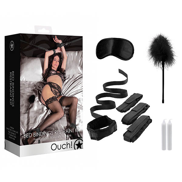 Buy Ouch! Bed Bindings Restraint Kit - Black - 8 Piece Set at NZ’s Mega Adult Toys Store. Discover premium sex toys with discreet shipping at the best price in NZ