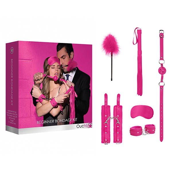 Buy Ouch! Beginners Bondage Kit - Pink - 5 Piece Set at NZ’s Mega Adult Toys Store. Discover premium sex toys with discreet shipping at the best price in NZ