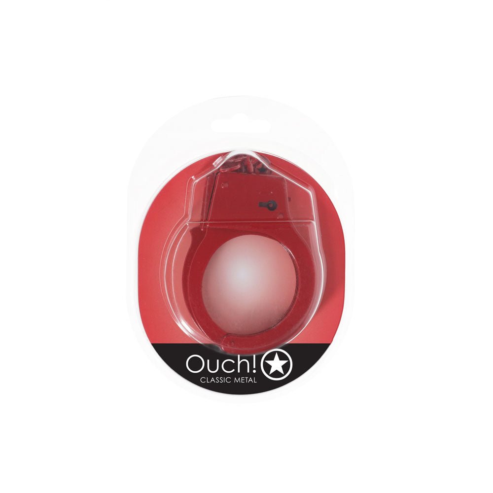 Buy OUCH! Classic Metal Cuffs - Red - Red Restraints at NZ’s Mega Adult Toys Store. Discover premium sex toys with discreet shipping at the best price in NZ